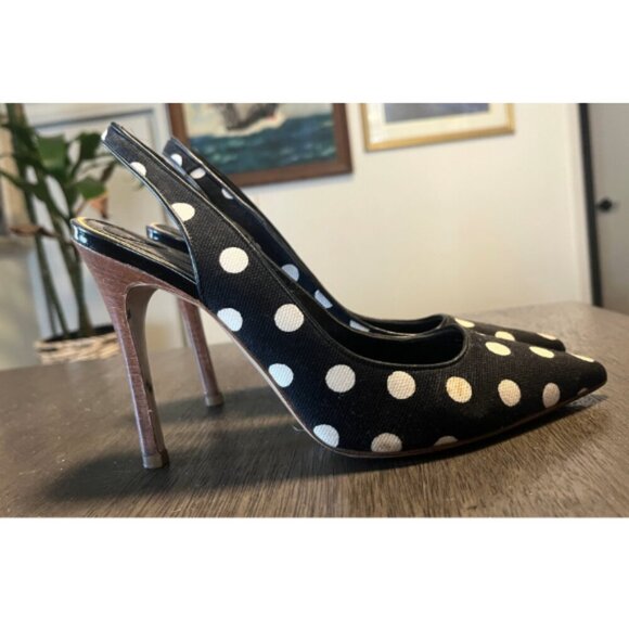 HOGAN POLKADOT STILETTO HEELS 39 8.5 - Picture 3 of 7